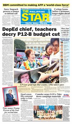 DepEd Chief Teachers Decry P12 B Budget Cut Read This Story On