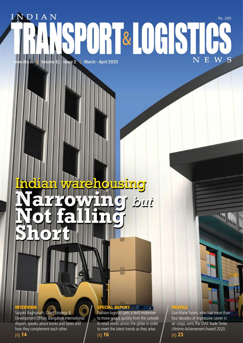 Indian Transport Logistics News March April 2020 Magazine