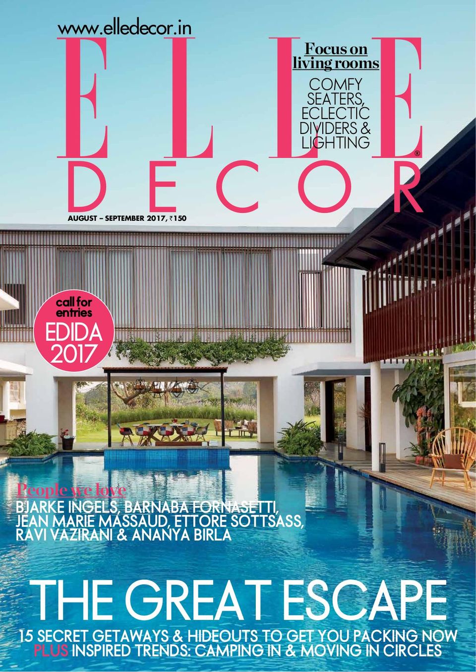 Elle Decor India August September Magazine