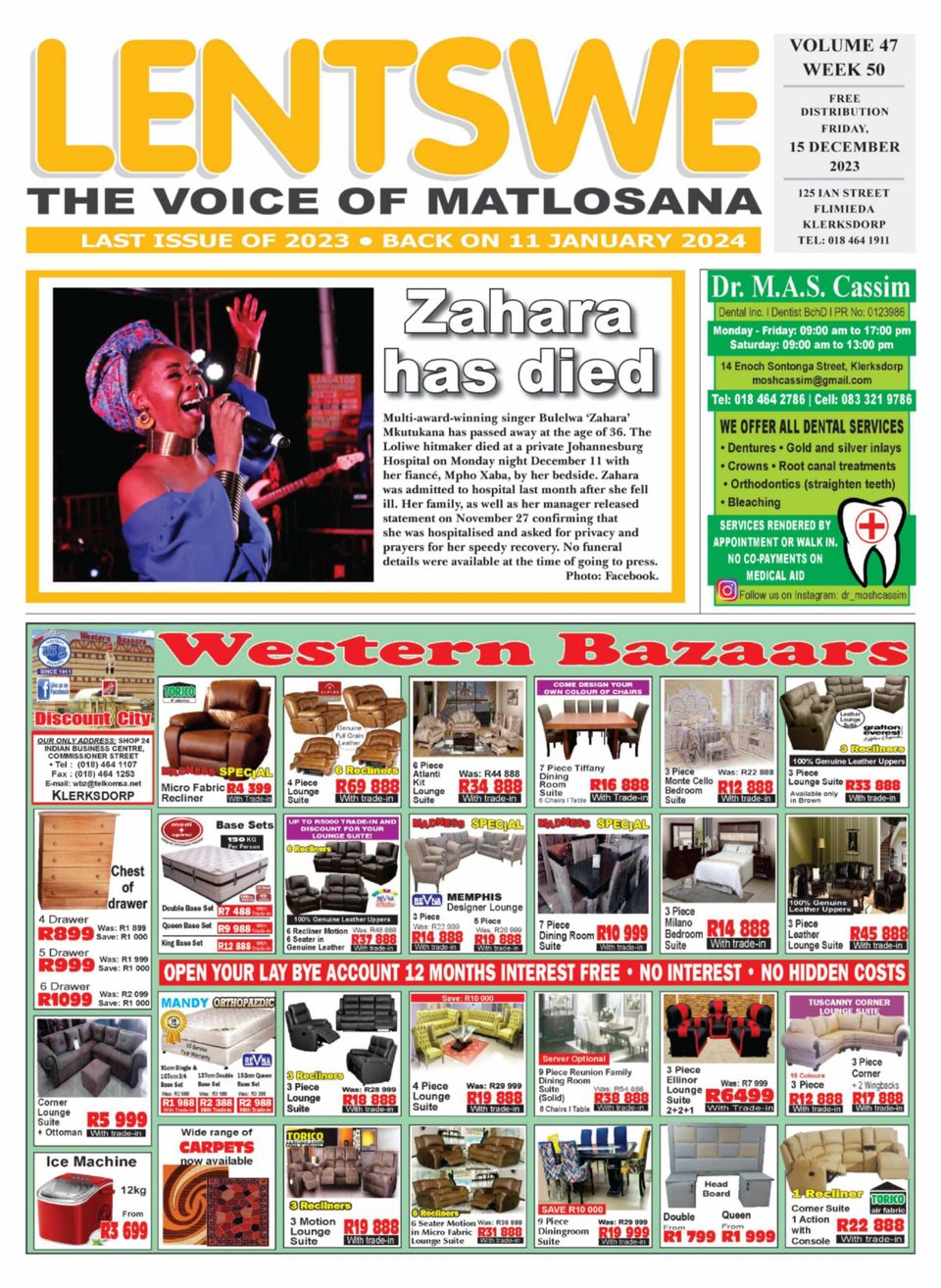 Klerksdorp Lentswe Newspaper Get Your Digital Subscription