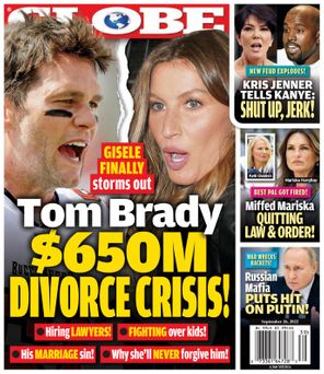 TOM BRADY’S WIFE PUNTS!
