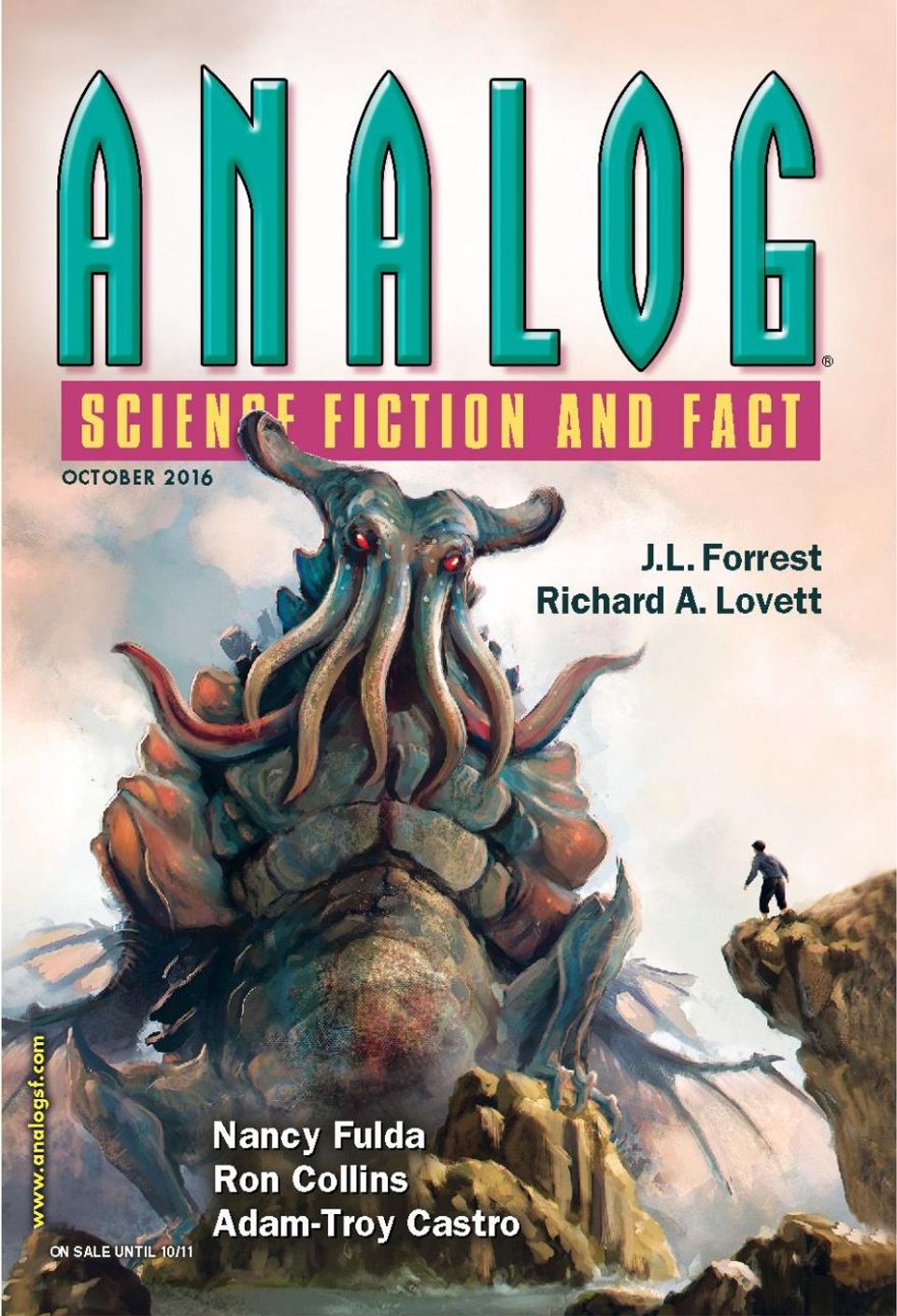 Get your digital copy of Analog Science Fiction and Fact-October 2016 issue