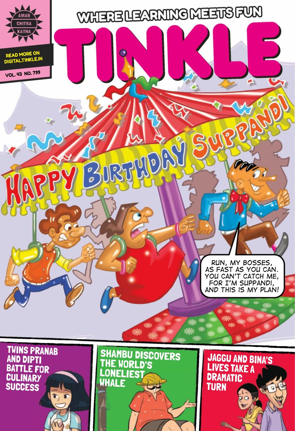 TINKLE-Happy Birthday Suppandi Magazine - Get your Digital Subscription