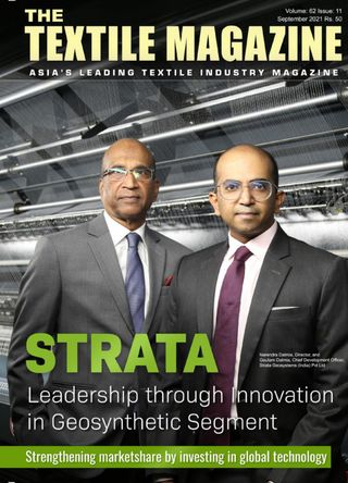 The Textile magazine  Cover - September 2021 Edition
