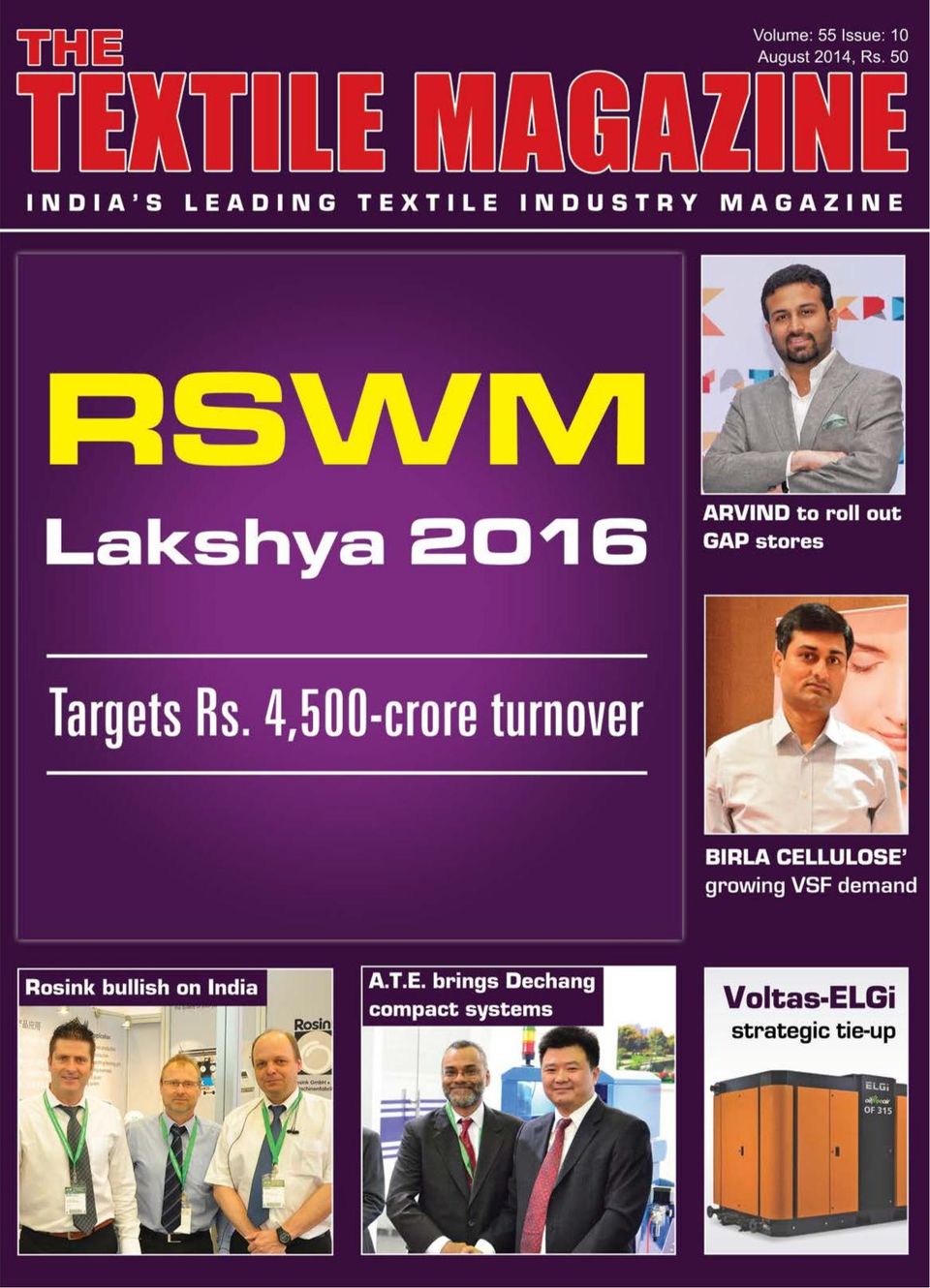 The Textile magazineAugust 2014 Magazine Get your Digital Subscription