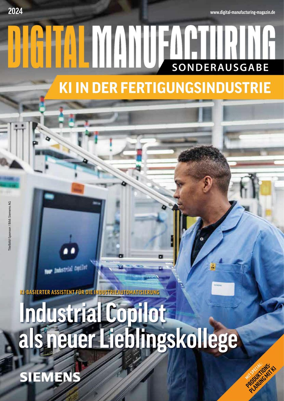 Digital Manufacturing Digital Manufacturing Magazin Sonderausgabe KI in der Fertigung 2024