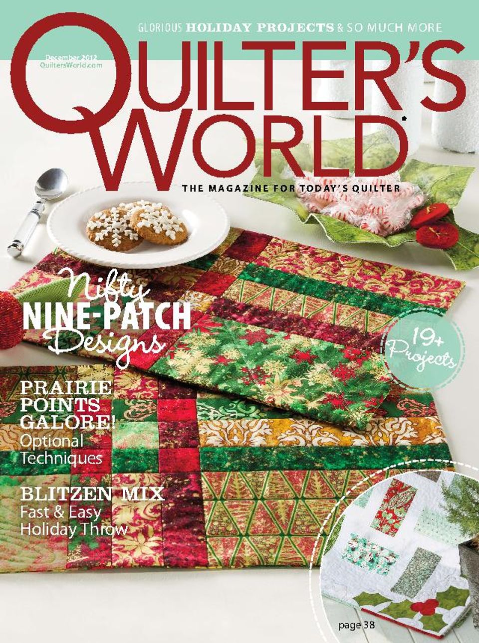 Quilter's WorldDecember 2012 Magazine Get your Digital Subscription