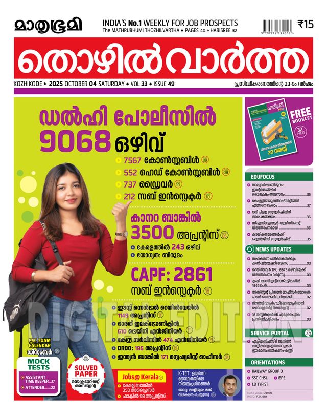 Mathrubhumi Thozhil Vartha