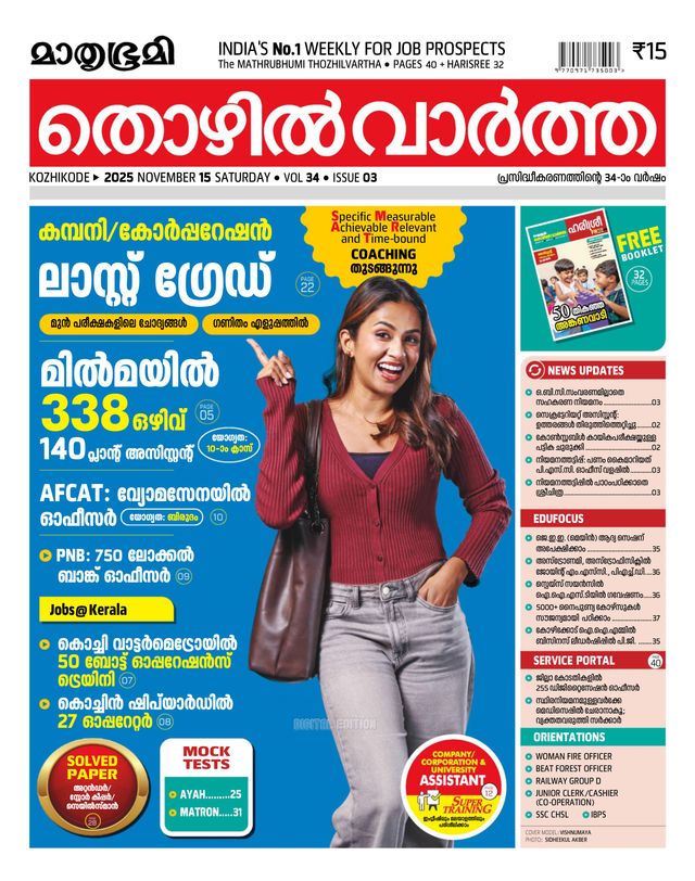 Mathrubhumi Thozhil Vartha