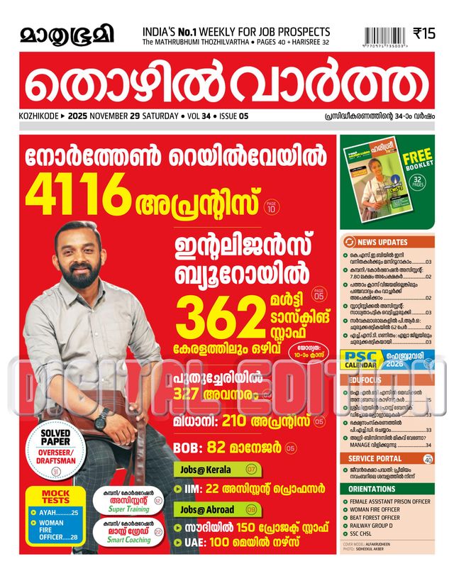 Mathrubhumi Thozhil Vartha