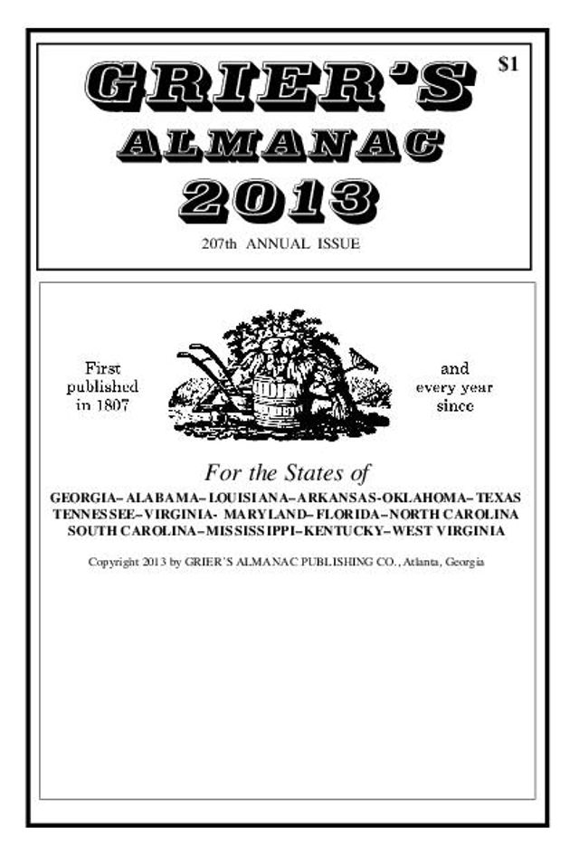 Grier's Almanac
