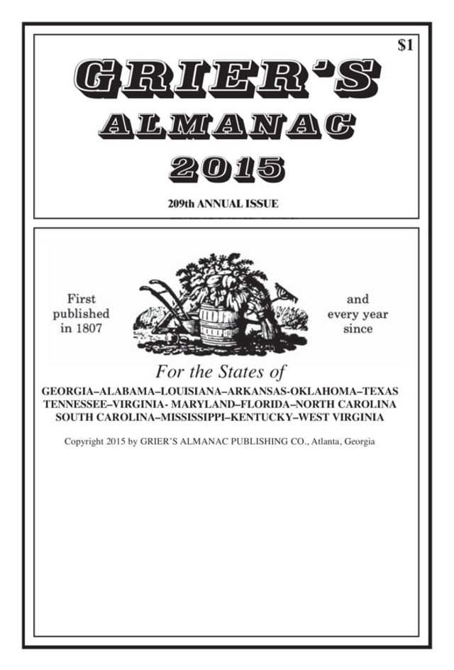 Grier's Almanac