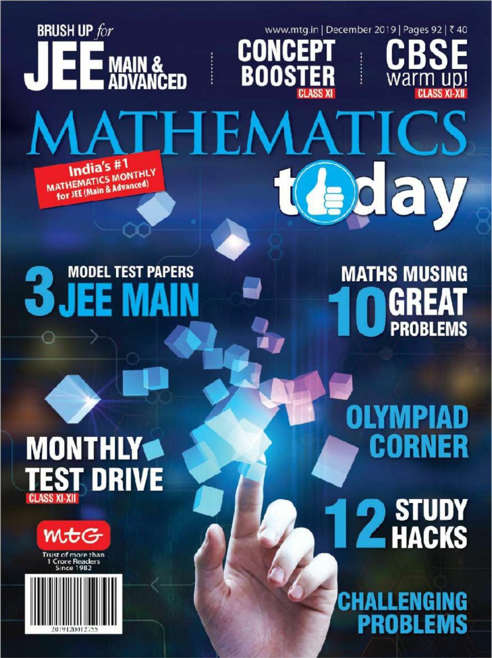 Mathematics TodayDecember 2019 Magazine Get your Digital Subscription