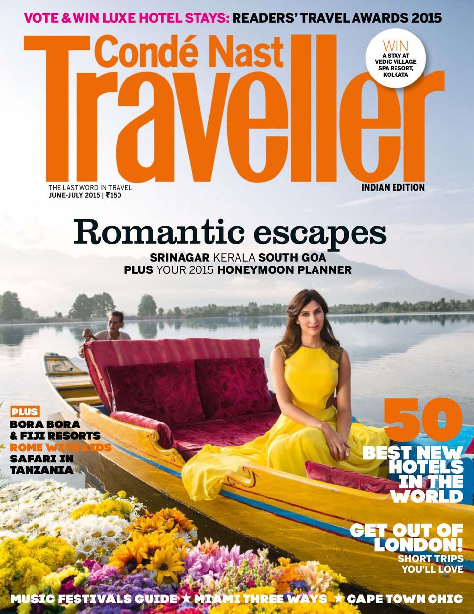 Condé Nast Traveller India June July 2015 Magazine