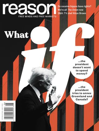 Reason magazine  Cover - June 2025 Edition
