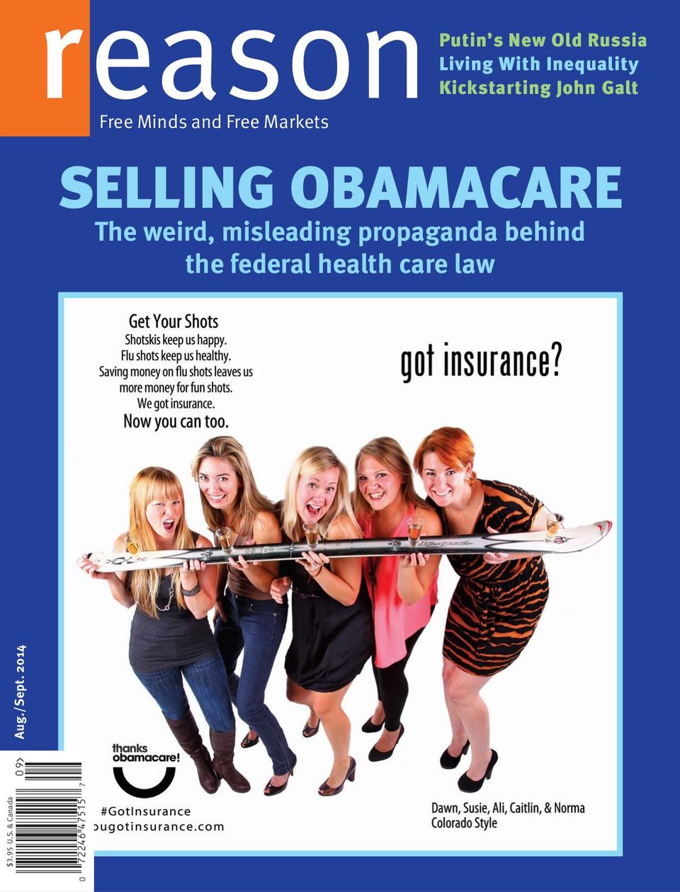 Reason magazineAugust/September 2014 Magazine