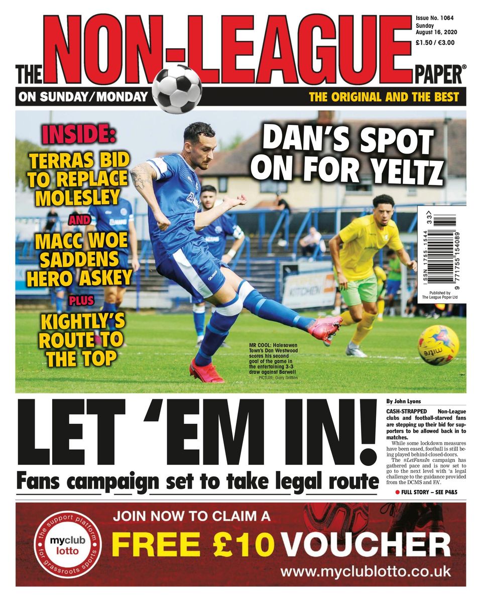 The NonLeague Football PaperAugust 16, 2020 Magazine