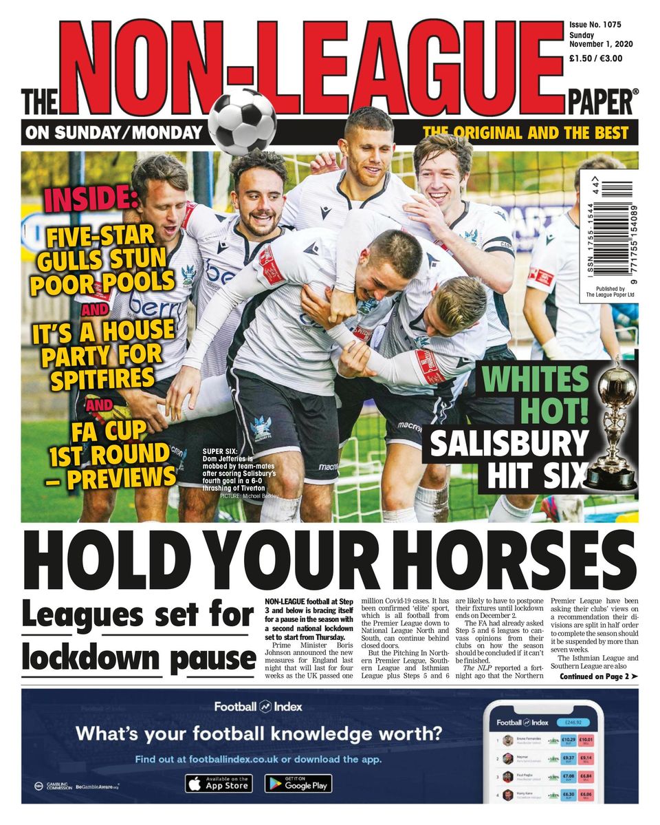 The NonLeague Football PaperNovember 01, 2020 Magazine