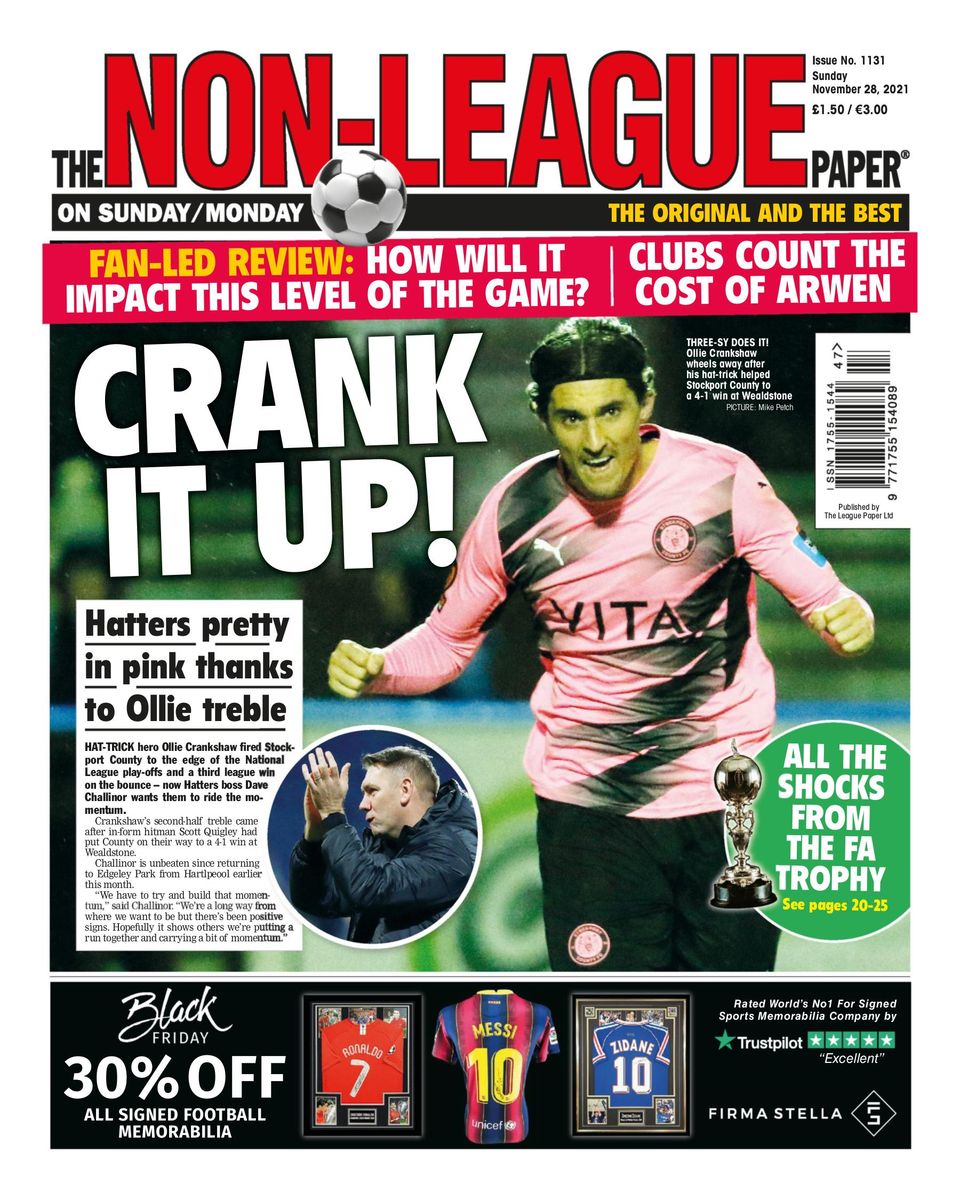 The NonLeague Football PaperNovember 28, 2021 Magazine