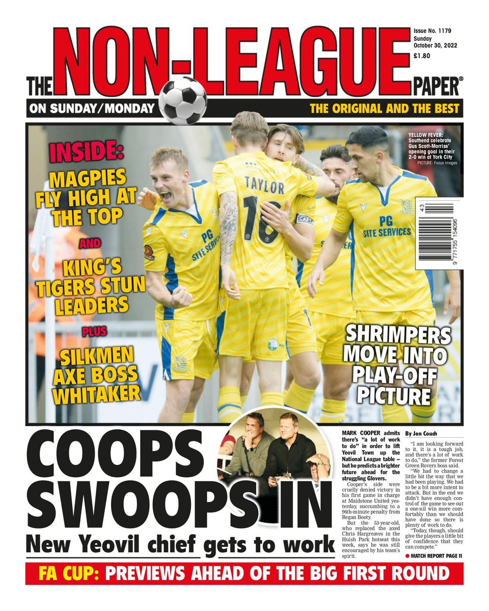 The NonLeague Football PaperOctober 30, 2022 Magazine