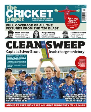 The Cricket Paper  Cover - June 08, 2025 Edition
