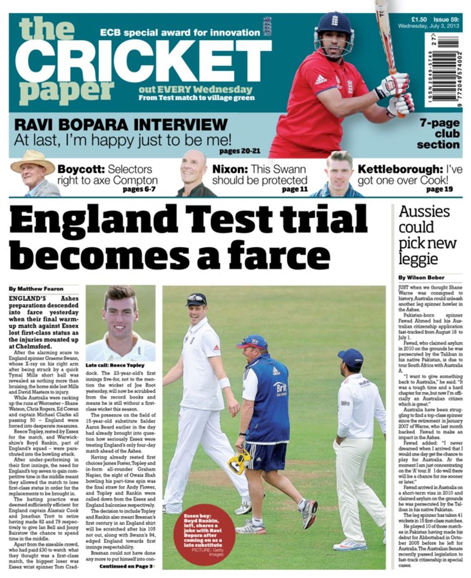 The Cricket PaperJuly 3 2013 Magazine Get your Digital Subscription