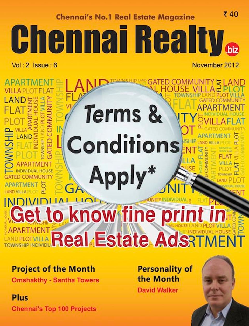 Chennai Realty Magazine Get your Digital Subscription