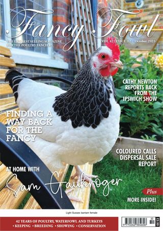 Fancy Fowl Magazine Cover - October 2023 Edition