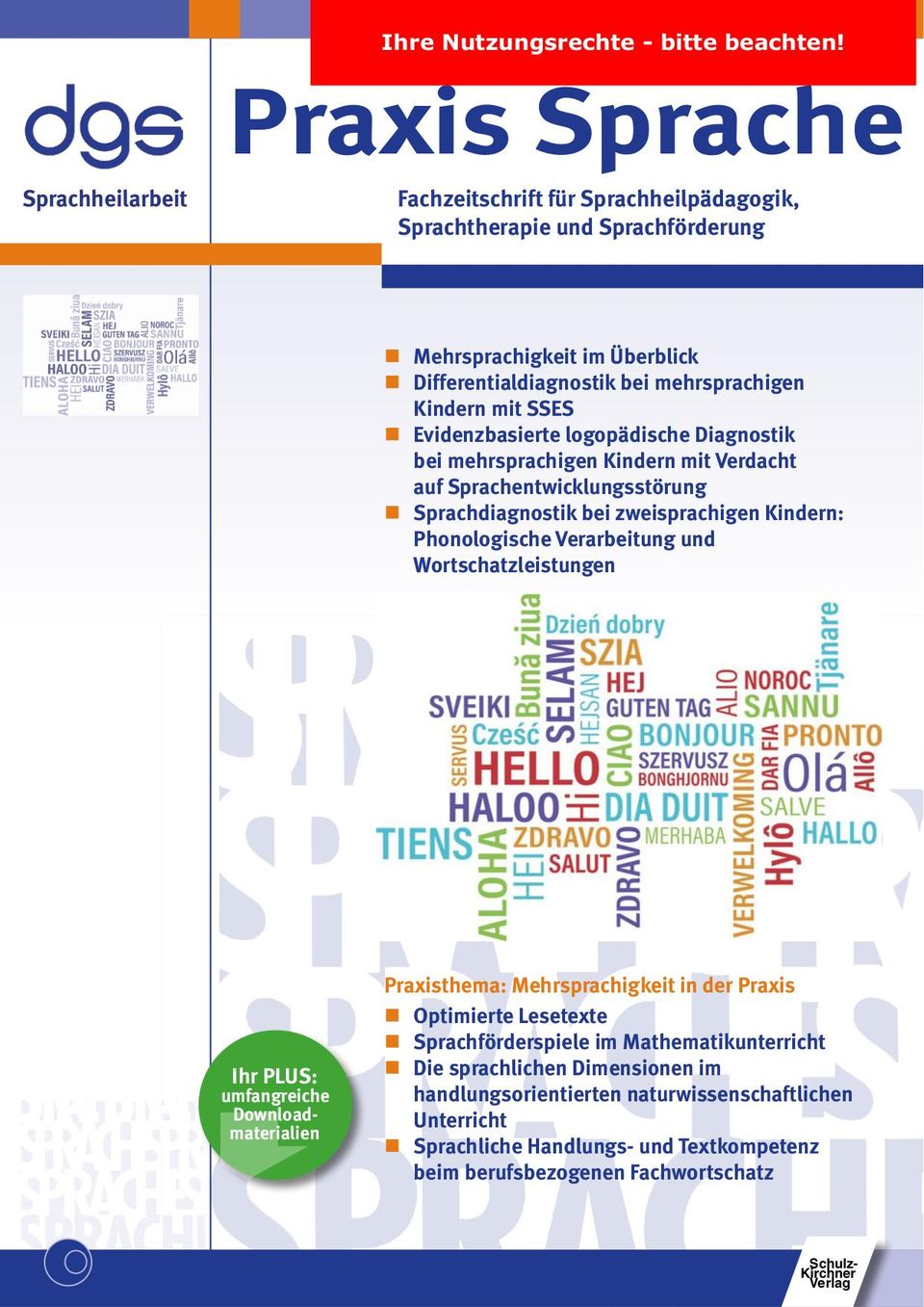 Praxis Sprache Januar 2018