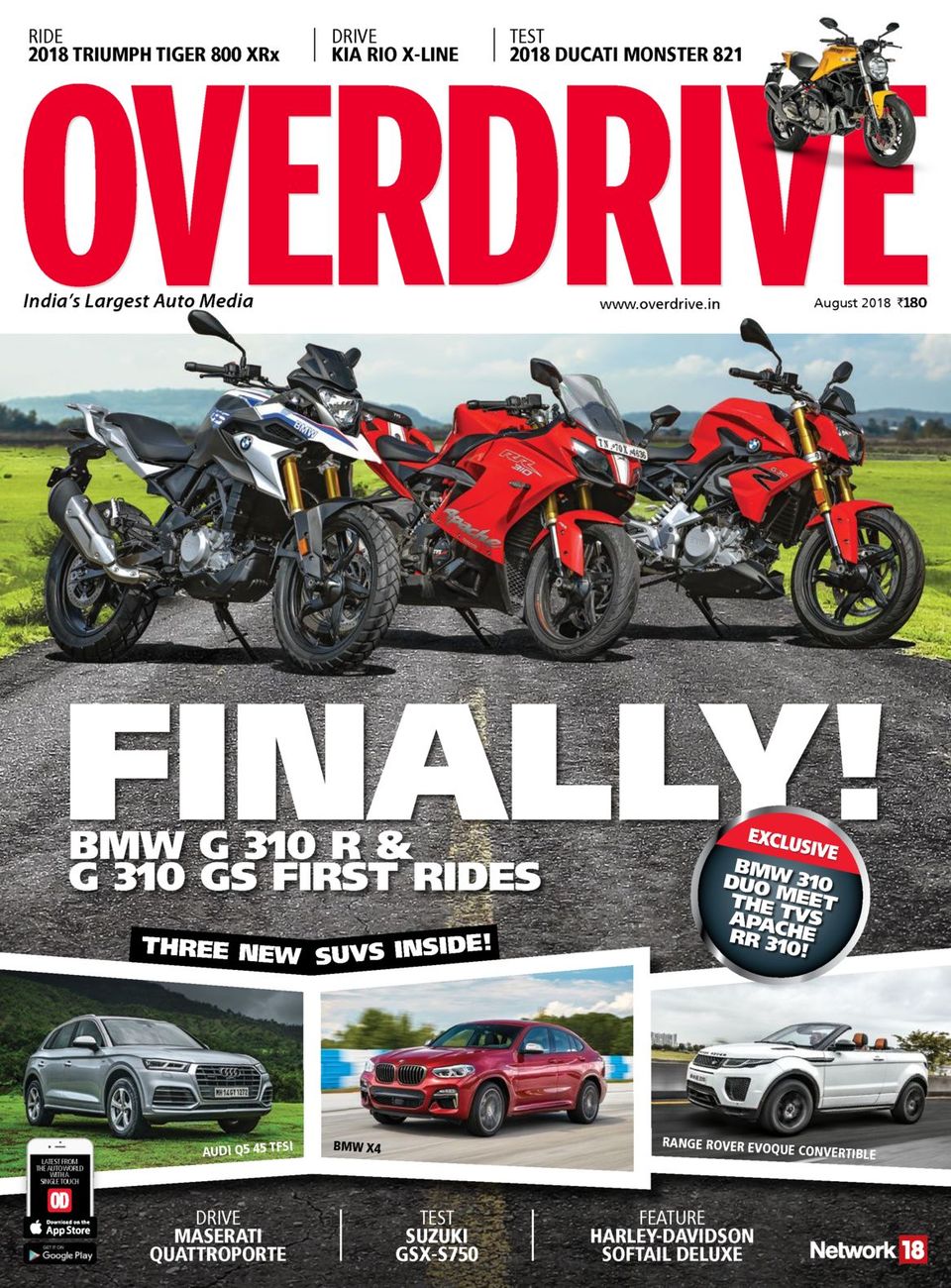 OverdriveAugust 2018 Magazine Get your Digital Subscription