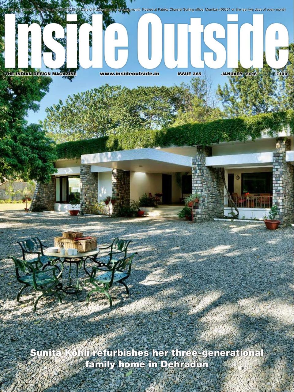 Inside Outside-January 2016 Magazine - Get your Digital Subscription