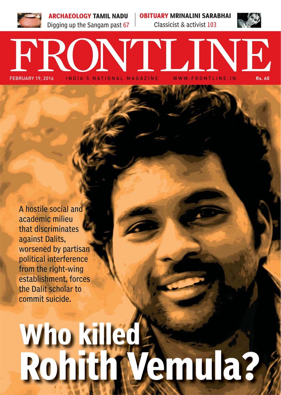 FRONTLINEFebruary 19, 2016 Magazine Get your Digital Subscription