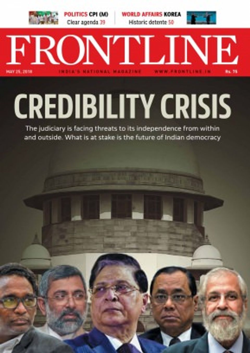 FRONTLINEMay 25, 2018 Magazine Get your Digital Subscription