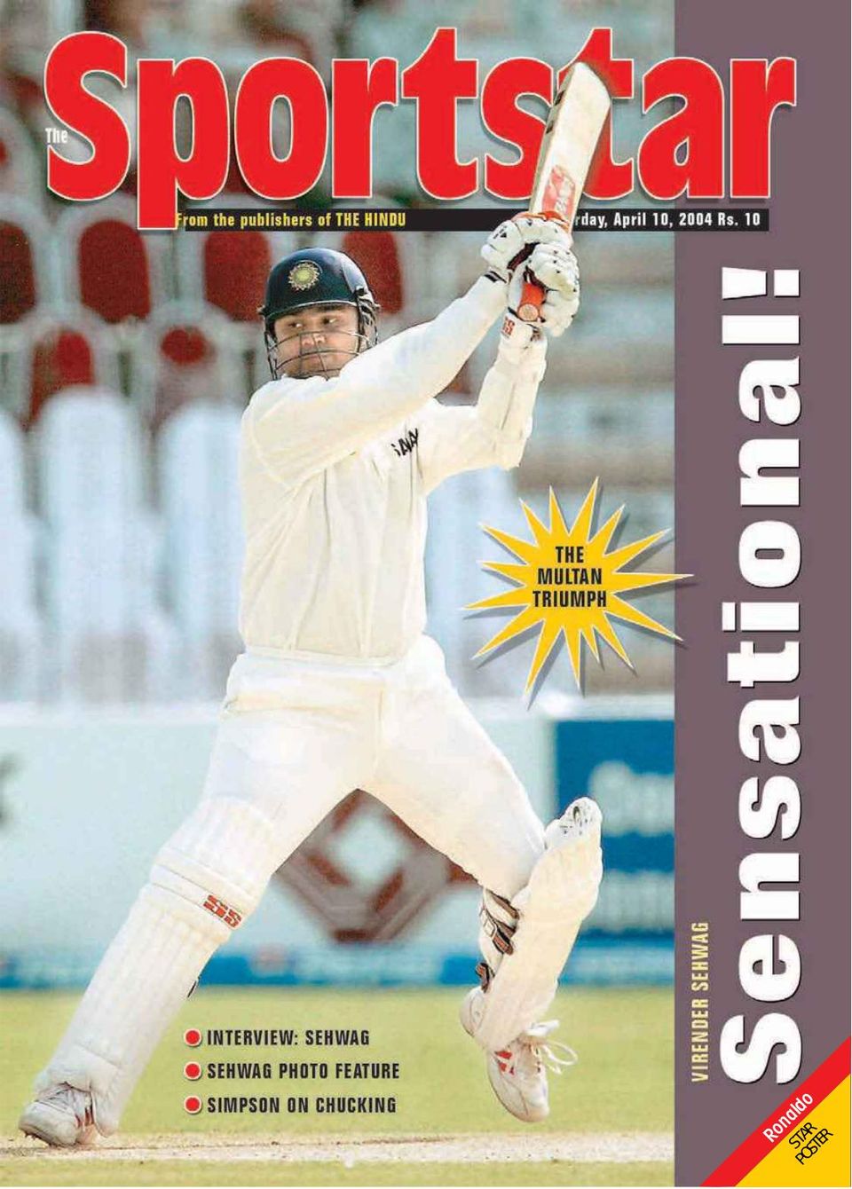 SportstarApril 10, 2004 Magazine Get your Digital Subscription