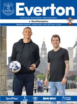 Everton Programmes - Everton v Southampton. August 18.2018 Everton v Southampton. August 18.2018