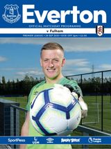Everton Programmes - Everton v Fulham Everton v Fulham