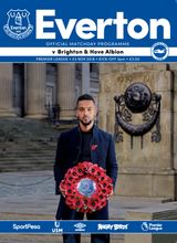 Everton Programmes - Everton v Brighton & Hove Albion Everton v Brighton & Hove Albion