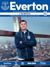 Everton Programmes - Everton v Cardiff City Everton v Cardiff City