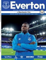Everton Programmes - Everton v Manchester City Everton v Manchester City