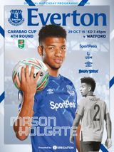 Everton Programmes - Everton v Watford Everton v Watford