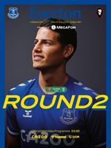 Everton Programmes - Everton v Salford Everton v Salford