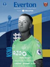 Everton Programmes - Everton v West Ham United Everton v West Ham United