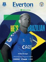 Everton Programmes - Everton v Manchester City Everton v Manchester City