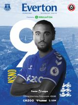 Everton Programmes - Everton v Sheffield United Everton v Sheffield United