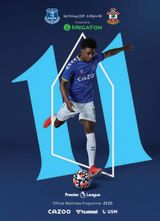 Everton Programmes - Everton v Southampton Everton v Southampton
