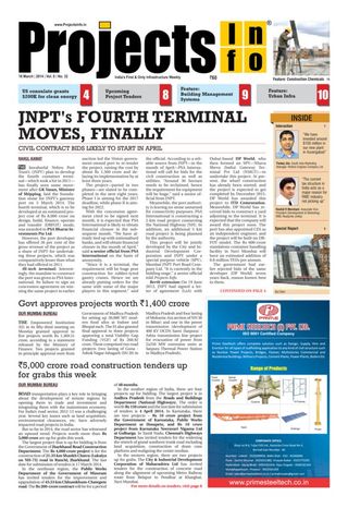 Projects Info - March 16, 2014 Projects Info Cover - March 16, 2014 Edition
