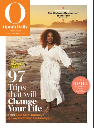 The Oprah US - Travel Bucket List 2025 The Oprah US Cover - Travel Bucket List 2025 Edition