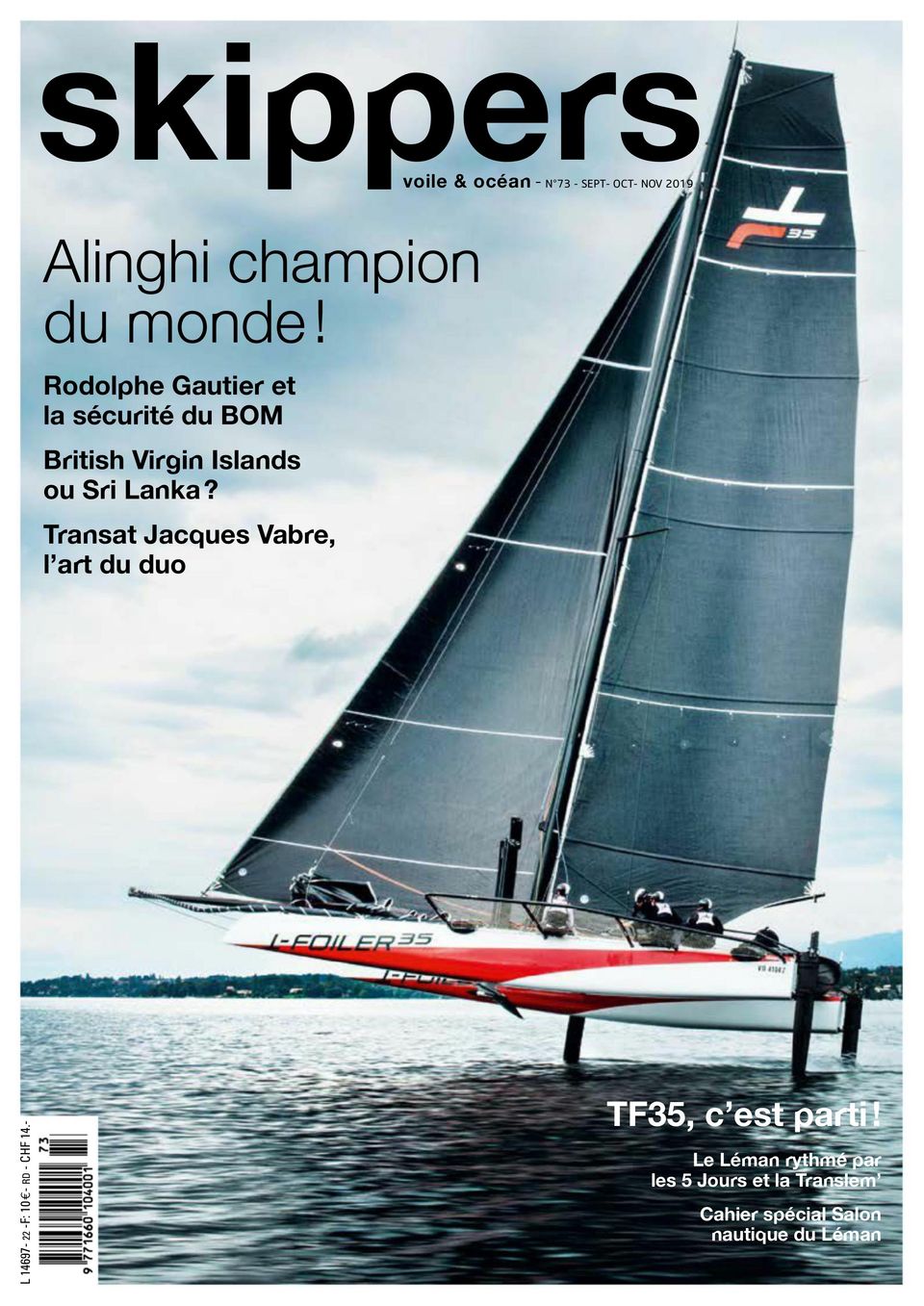 Skippers Septembre - Novembre 2019