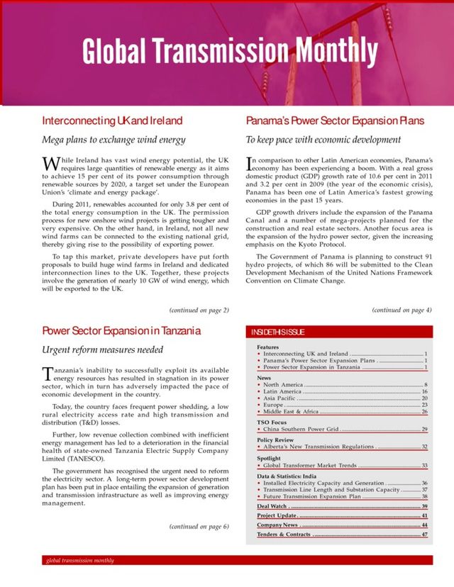 Global Transmission Monthly