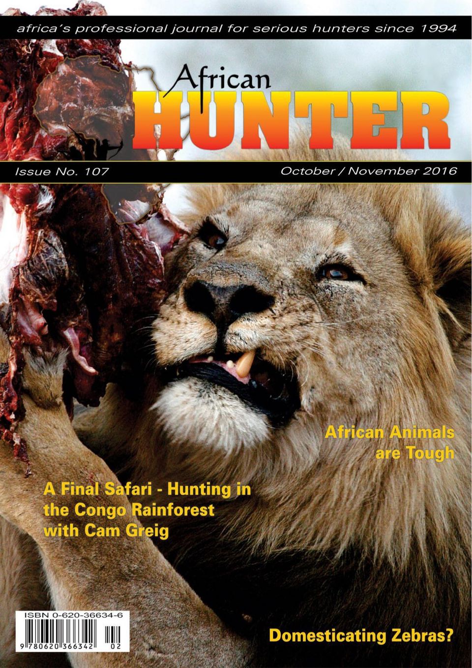 The African HunterIssue 107 October/November 2016 Magazine